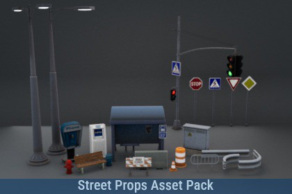 3D - Street Props Asset Pack