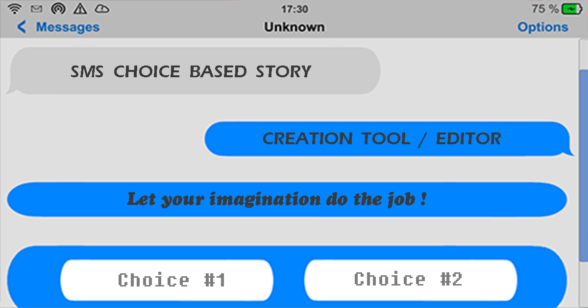 SMS Choice based Story - Creator / Editor | Systems | Unity Asset Store