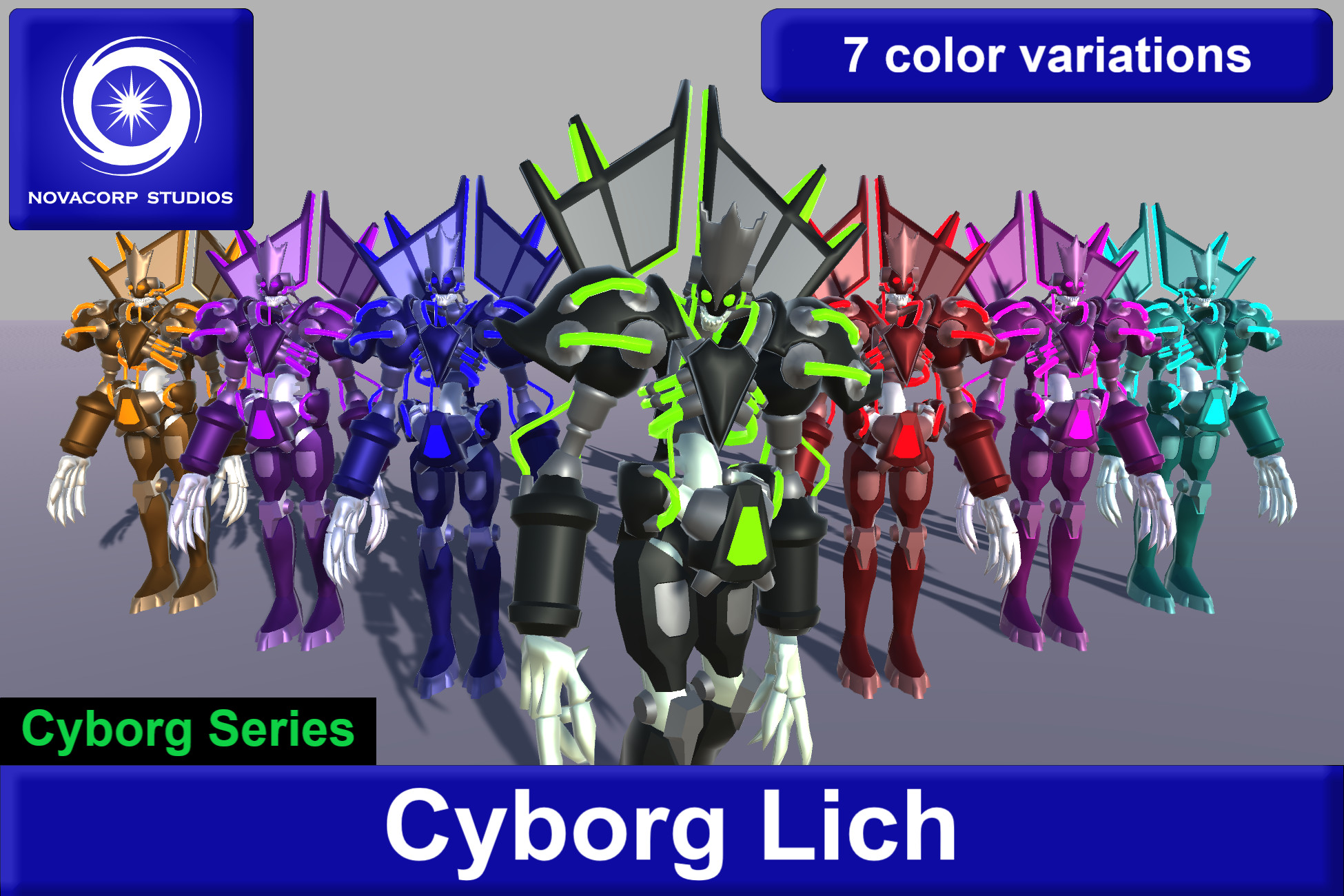 Cyborg Lich | 3D 角色 | Unity Asset Store