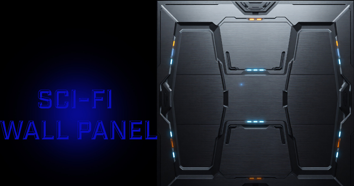 Sci-Fi Wall Panel 01 | 2D Textures & Materials | Unity Asset Store