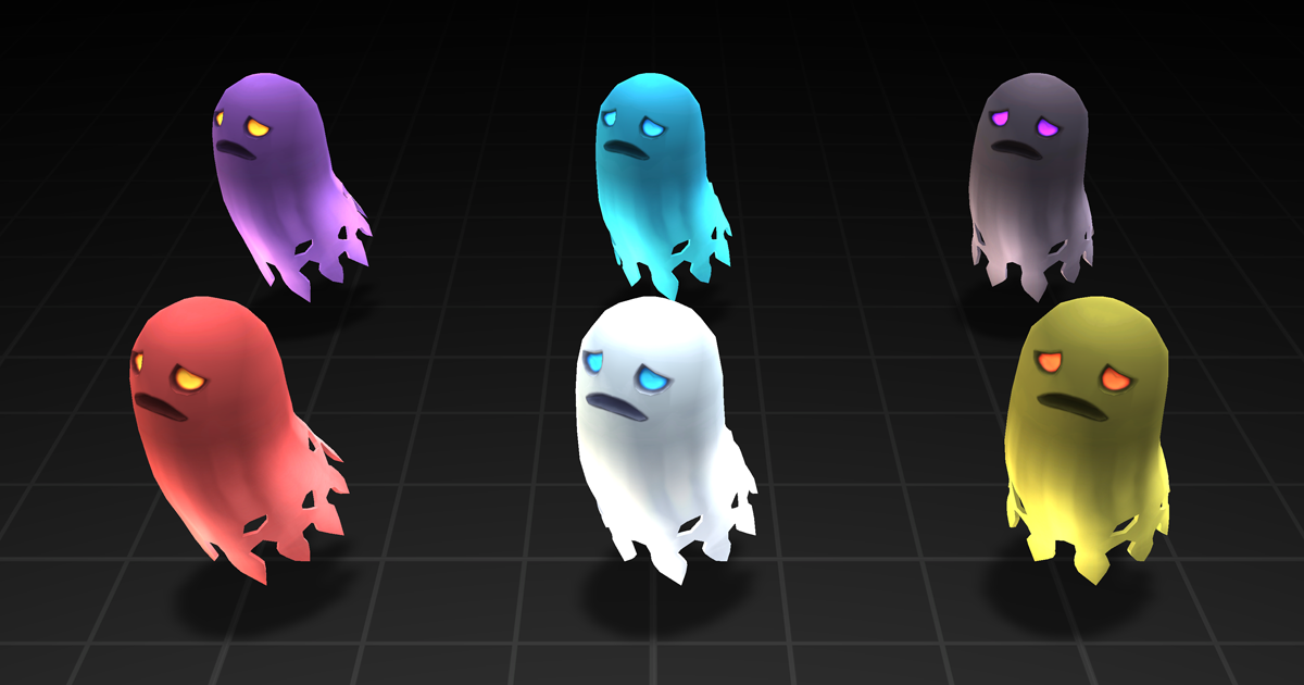 Poly HP - Ghost | 3D Creatures | Unity Asset Store
