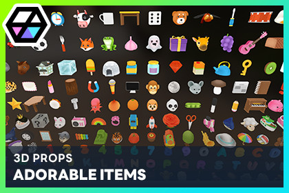 3D Props - Adorable Items