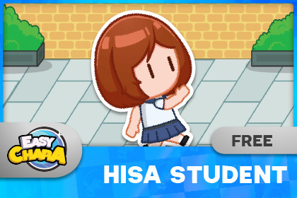 Hisa Student 2D Character Pack – Easy Chara