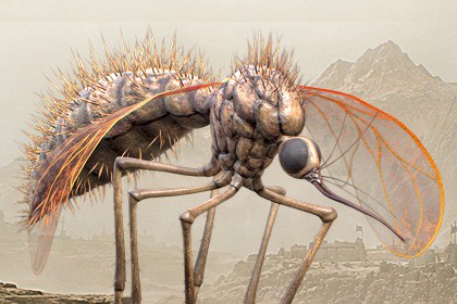 Mosquito Queen - Fantasy Cave Mosquito Boss Creature