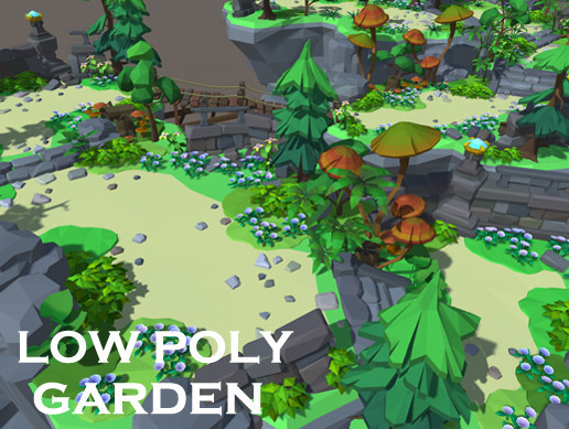 Low Poly Garden | 3D Environments | Unity Asset Store