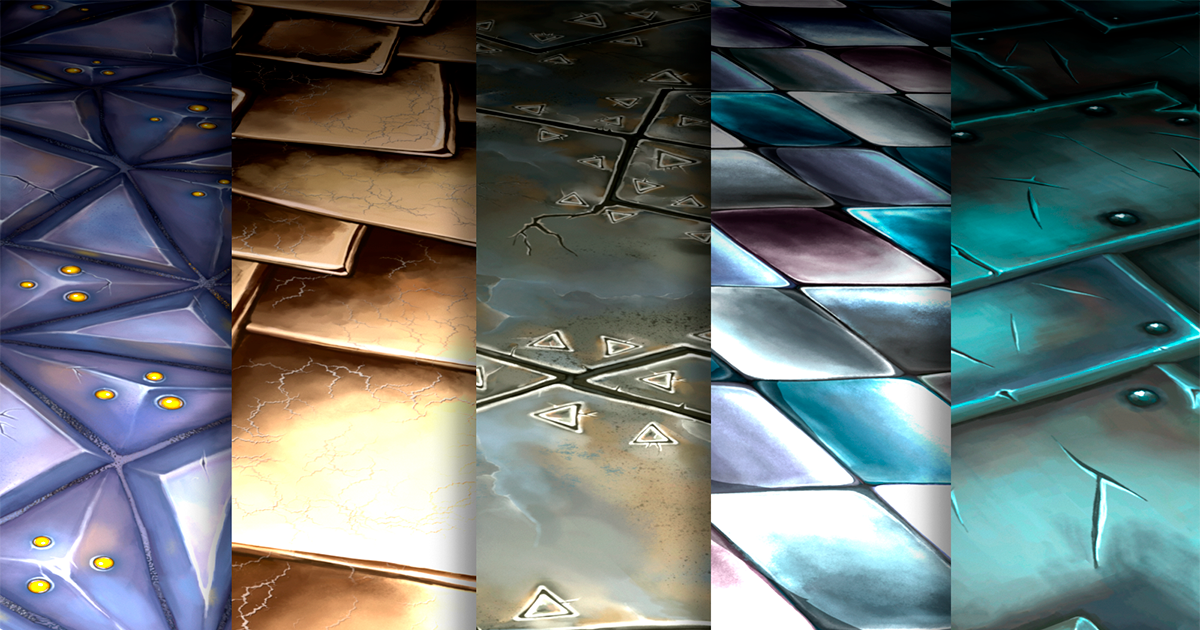 Texture Set Vol.18 Hand Painted Metall | 2D Metals | Unity Asset Store