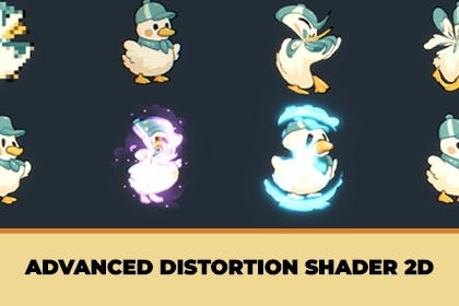 Advanced Distortion Shader 2D - Shader by Roam Moon