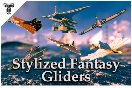 Stylized Fantasy Gliders - By Yorakeys