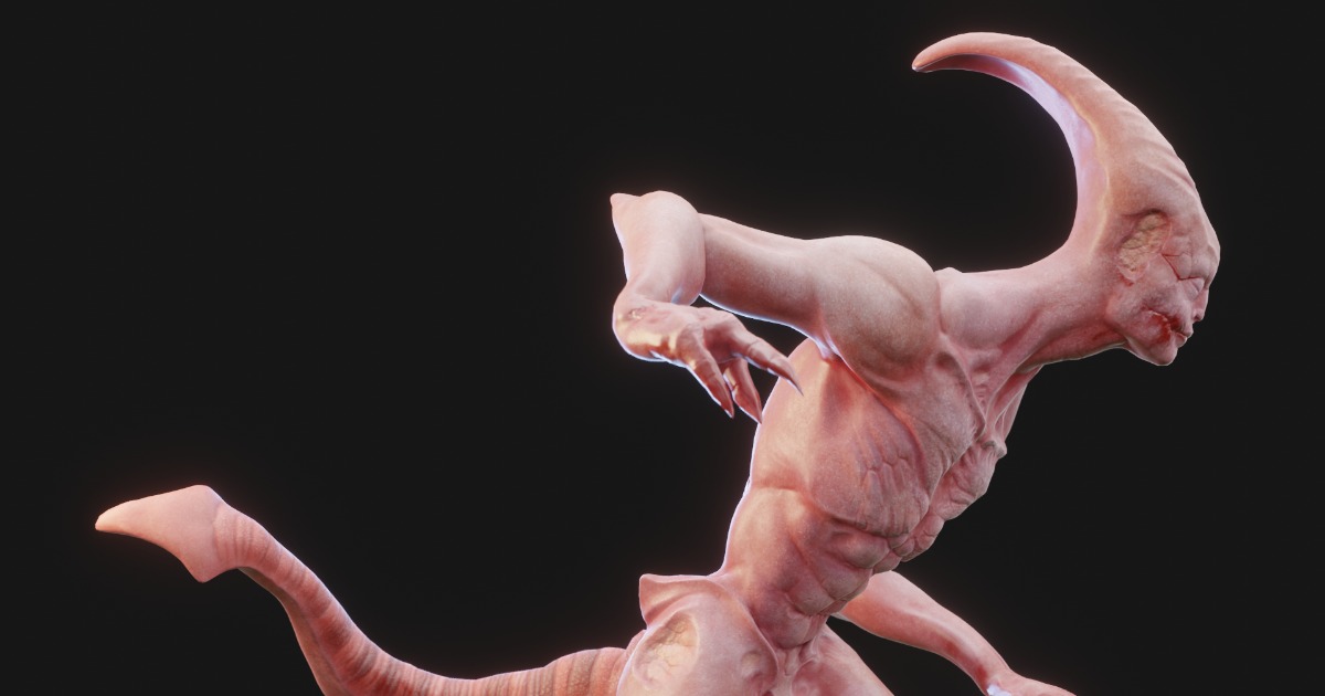 Tall Mutant Creature | 3D Creatures | Unity Asset Store