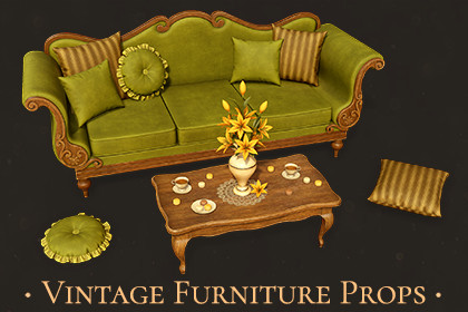 Vintage Furniture Props