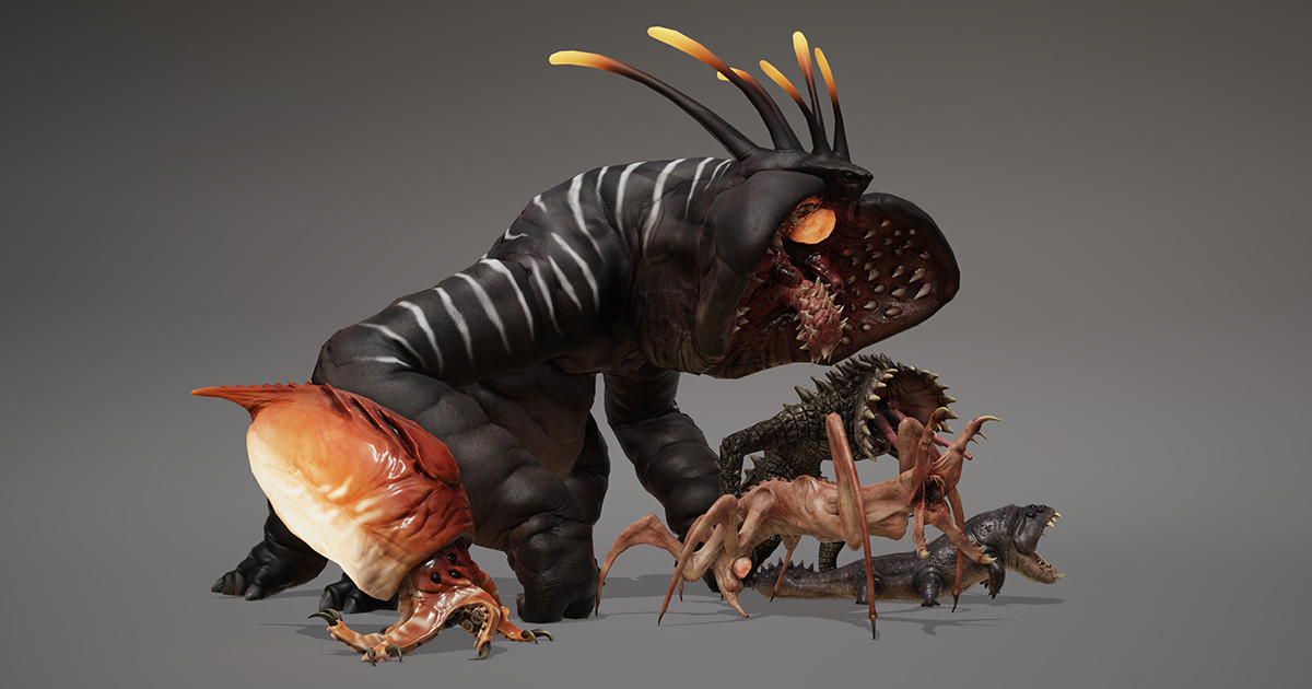 MONSTER PACK VOL 7 | 3D Creatures | Unity Asset Store