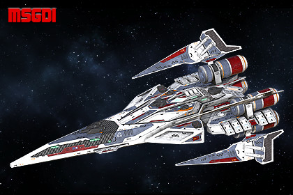 Spaceship Trident Destroyer