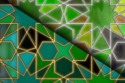 Geometric Pattern (window) Texture & Material Vol. 01