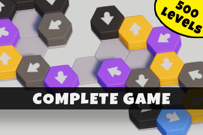 Hexa Away Puzzle 3D | Template + Level Editor