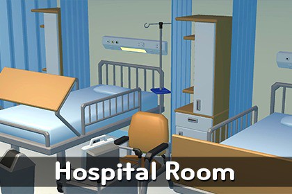MAR - Low Poly Hospital Room