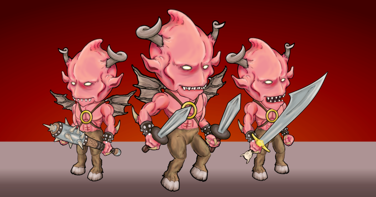 Demonold 2D Character: Demonoid | 2D Characters | Unity Asset Store