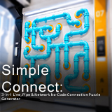 Simple Connect: 3-in-1 Line, Pipe & Network No-Code Connection Puzzle Generator