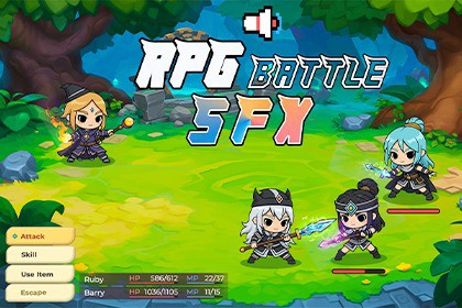 RPG Chibi Battle Sound Effects Pack