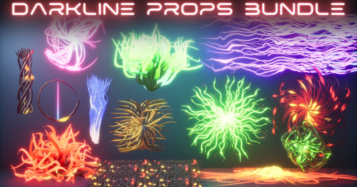 Darkline Props Bundle v1.1 | 3D Environments | Unity Asset Store