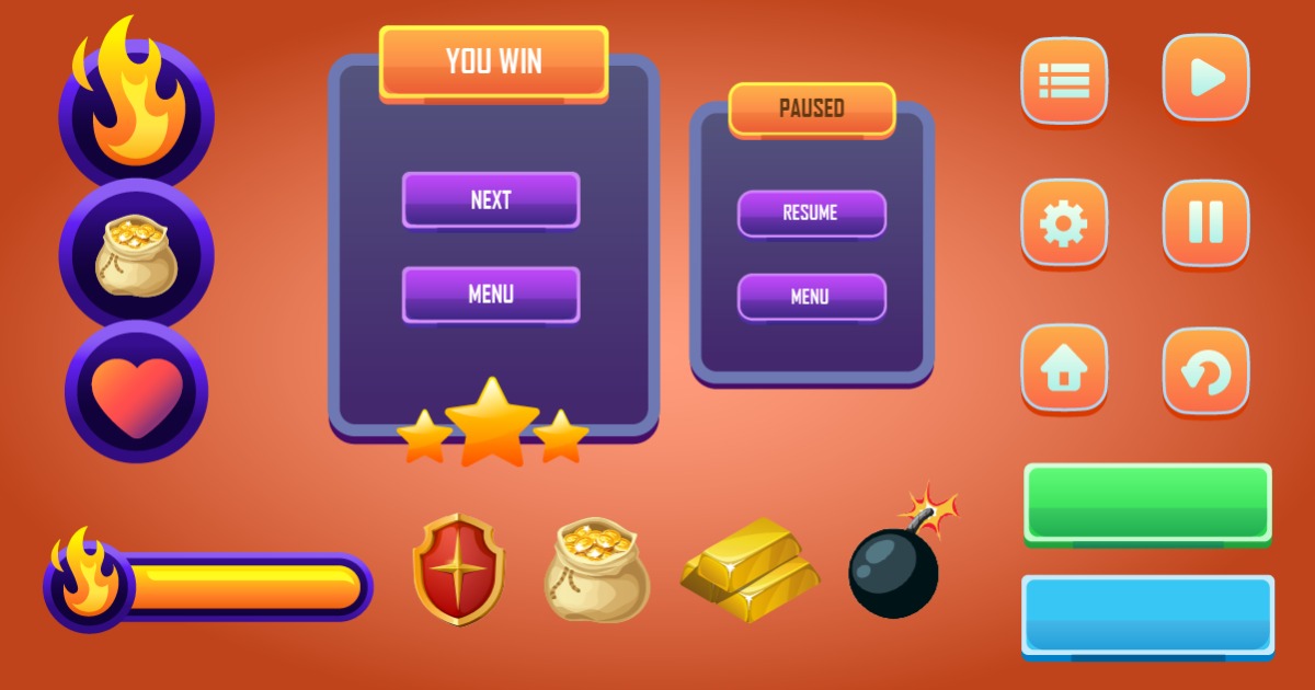 AIRIDev Classic UI Pack | 2D GUI | Unity Asset Store