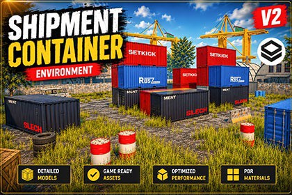FPS Shipment Container Map V2 – Modular Combat Environment