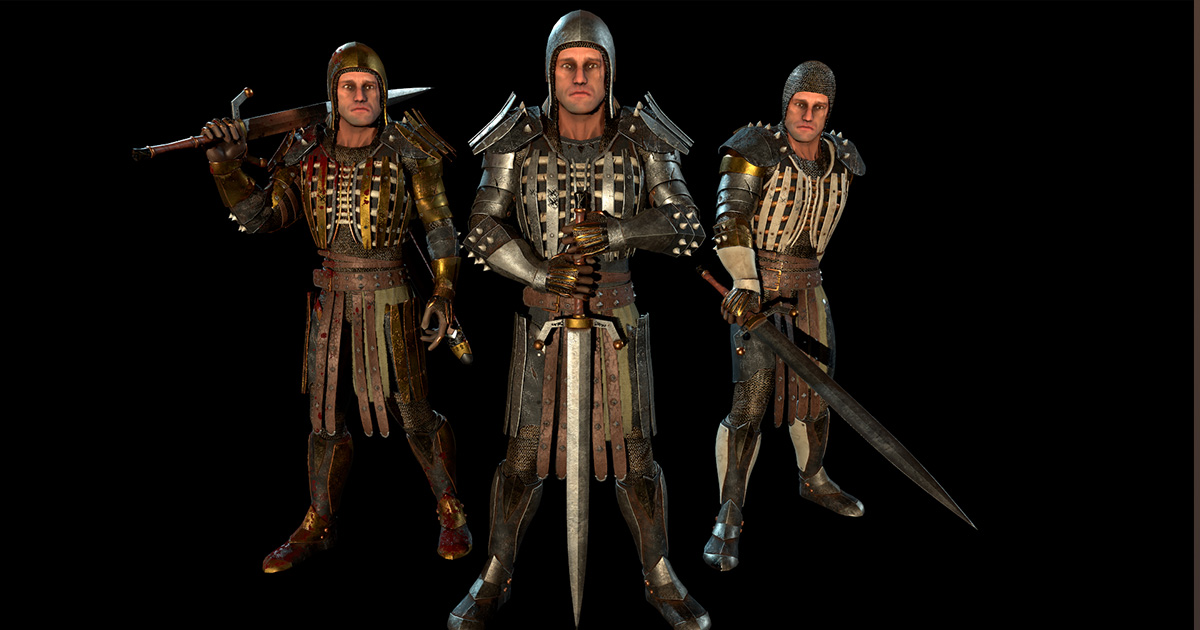 Dark knight set | Characters | Unity Asset Store