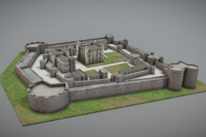 3D Model - Historic British Castle