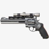 Revolver 04 Silver with Bullet URP HDRP Textures