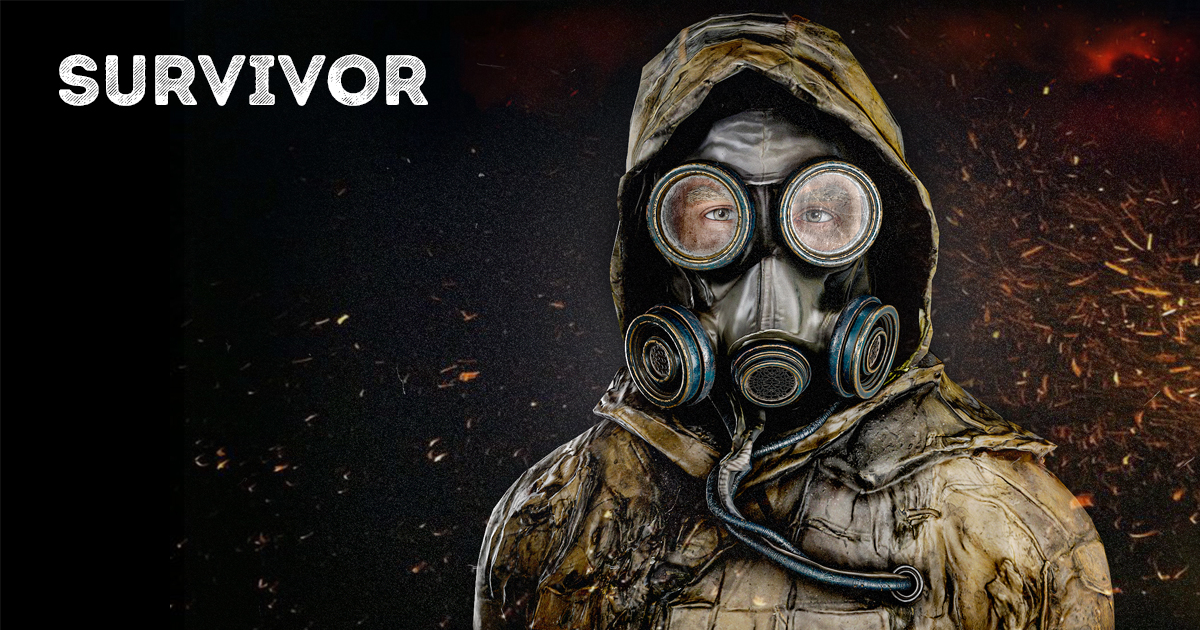 Unity Riser Gas Mask survivor in a gas mask | Characters | Unity Asset Store