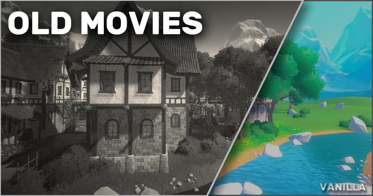 Unity In Films Retro: Old Films | 카메라 효과 | Unity Asset Store