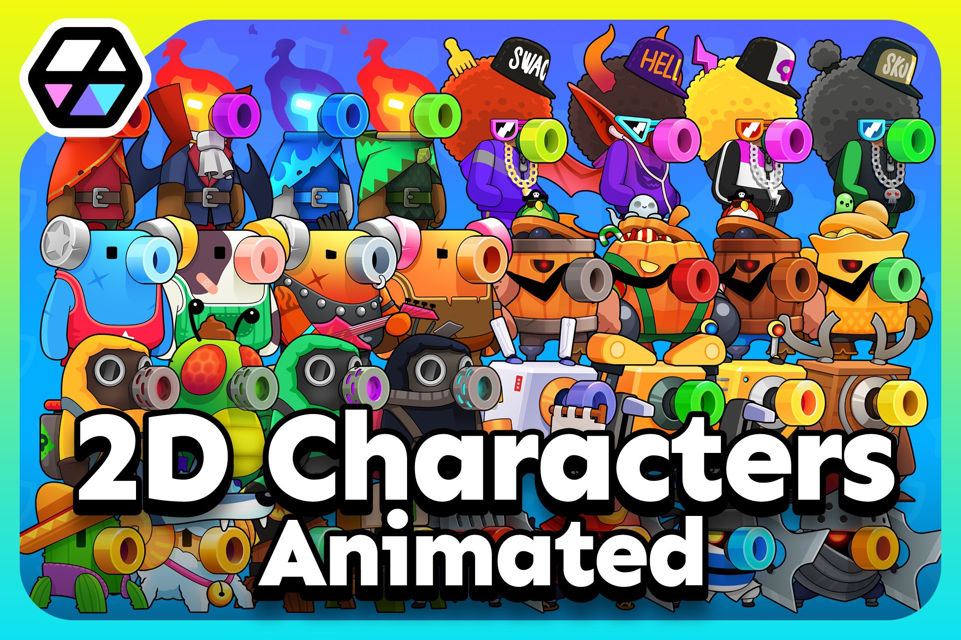 2D Characters - Casual1 | 2D 캐릭터 | Unity Asset Store