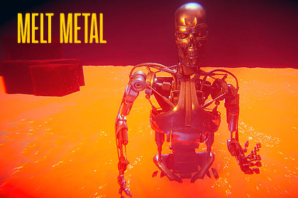 Melt metal / Lava shader URP, HDRP