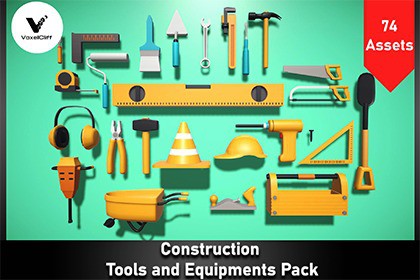 Construction Tools and Equipments Pack