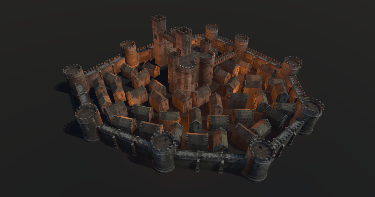 Medieval Castle - Modular | 3D Fantasy | Unity Asset Store