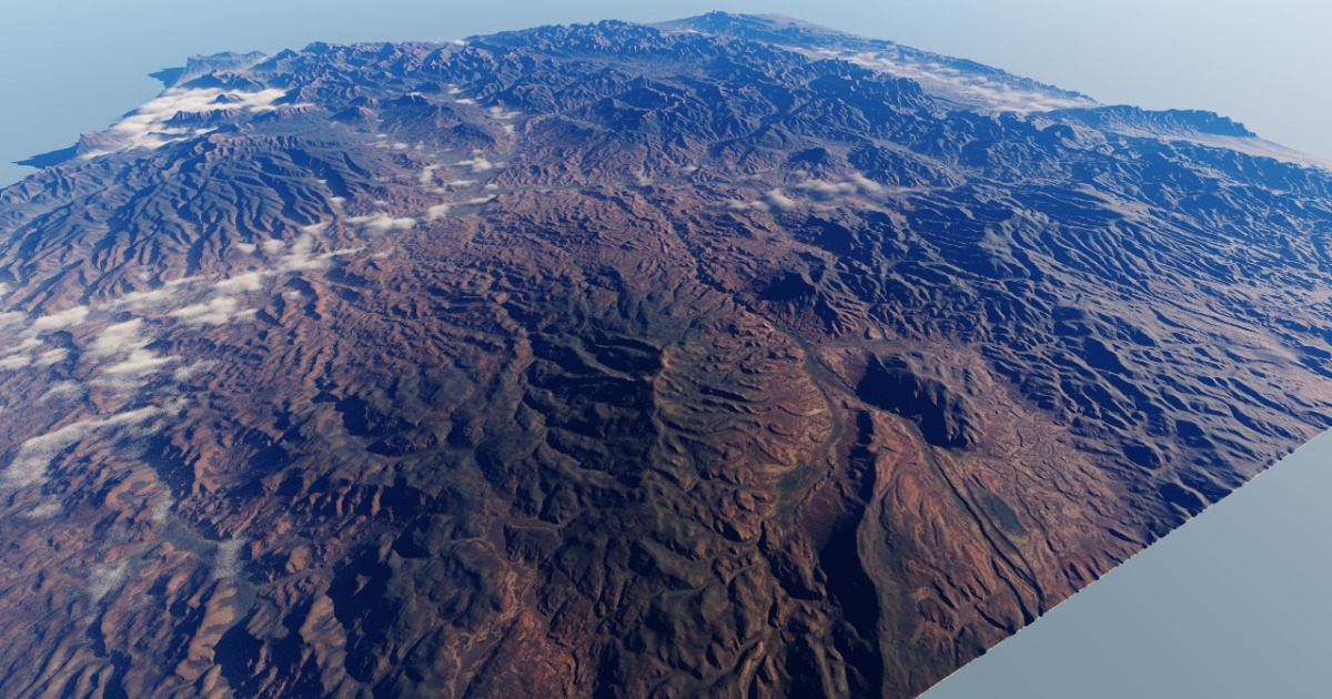 Tree Height Map Texture Unity RealWorldHeightmaps-V1 | 3D Landscapes | Unity Asset Store