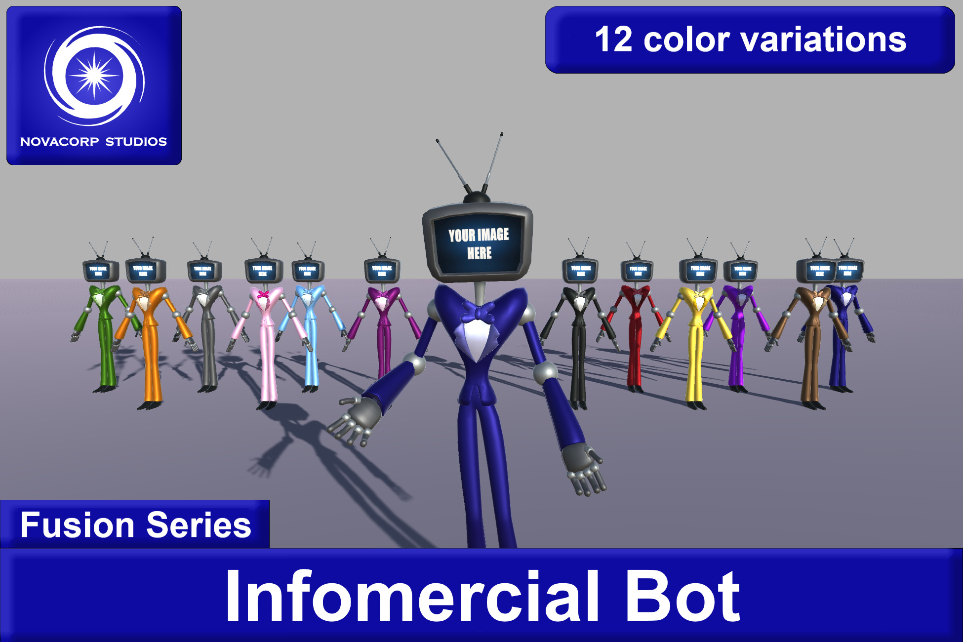 Ii Bot Characters Infomercial Bot | 3D Characters | Unity Asset Store