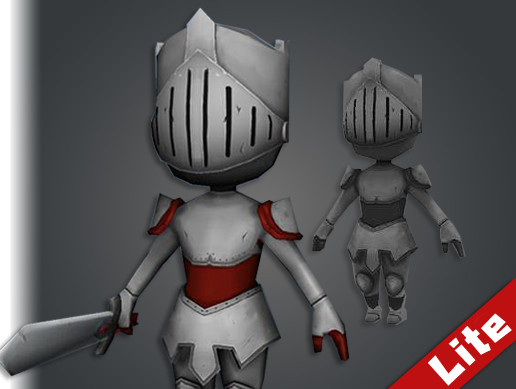 Unity 3d Knight Knight Character Low Poly Lite | 3D 캐릭터 | Unity Asset Store