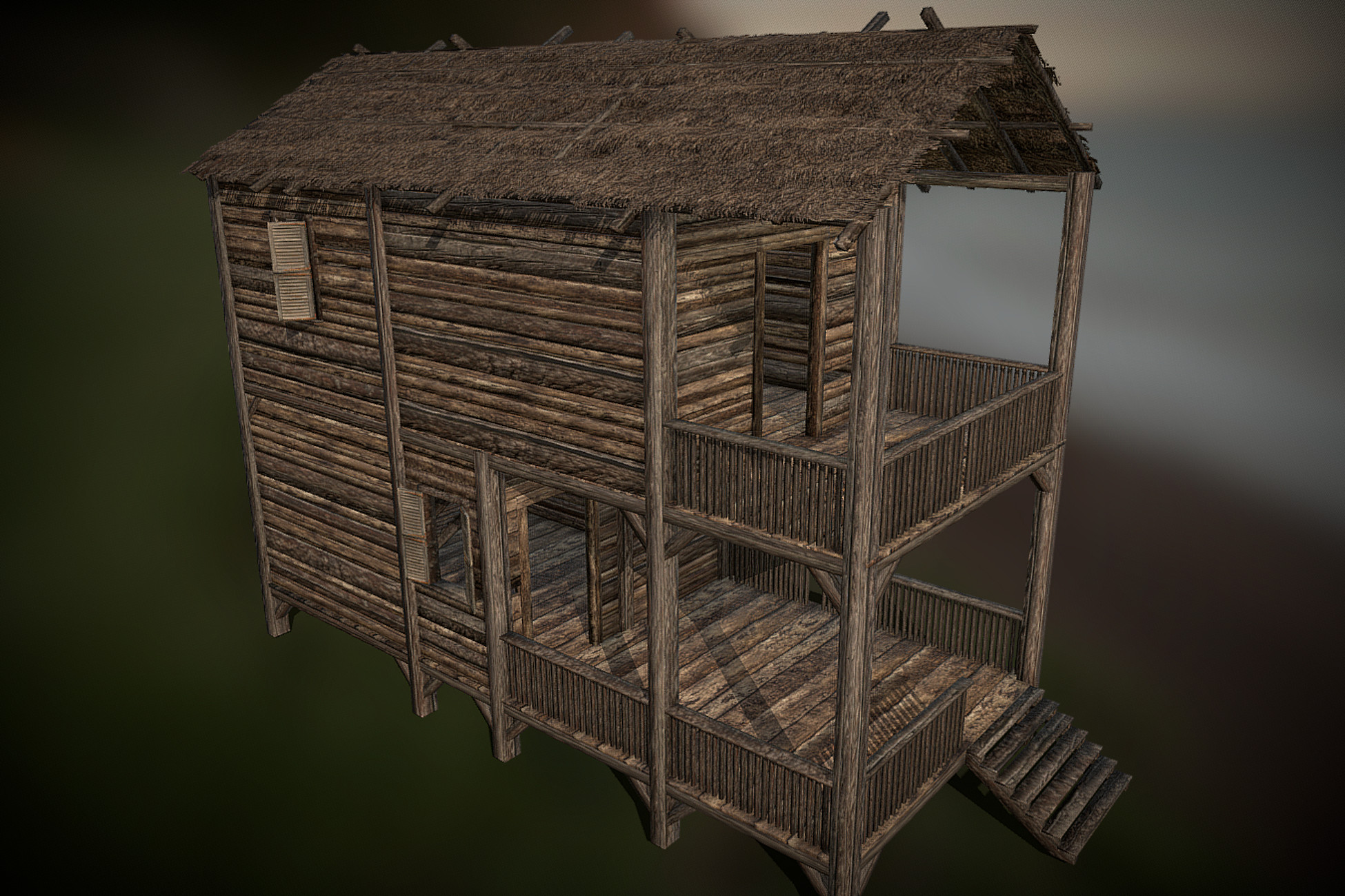 Midaeval Shack Medieval Wooden Shack 03 | 3D Historic | Unity Asset Store