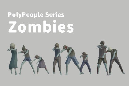 PolyPeople Series - Zombies