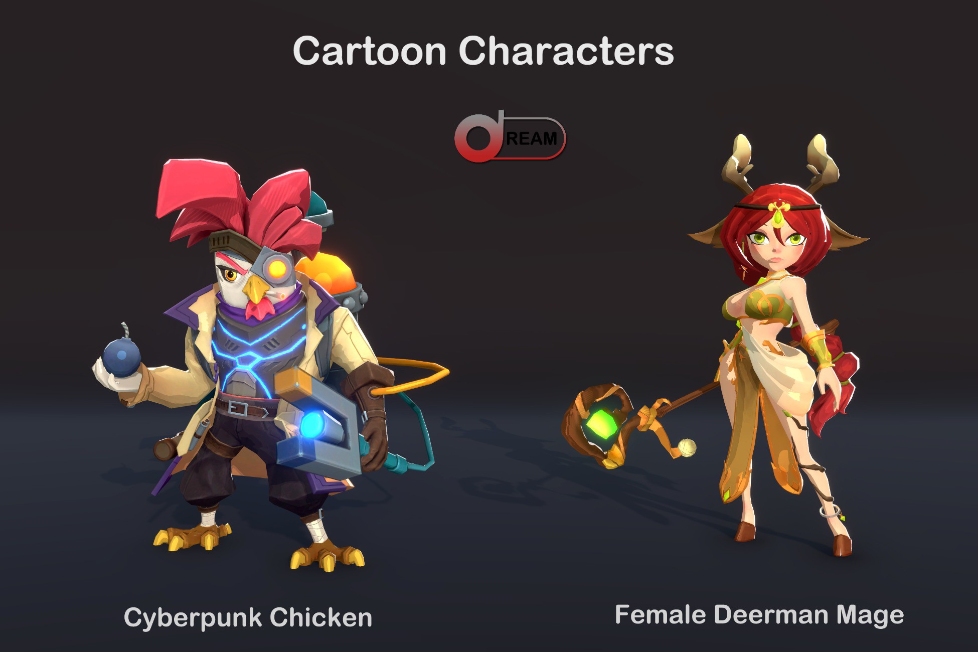 Cartoon Characters Pack5 | Characters | Unity Asset Store