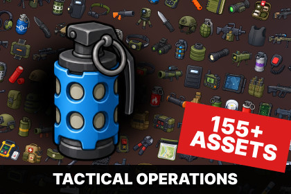 Tactical Weapons Military Gear Firearms Armor Survival Equipment Icons Pack