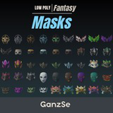 GanzSe Masks - Fantasy Low Poly Pack
