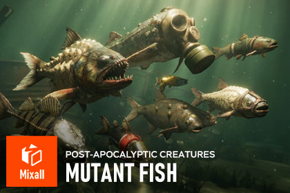 Mutant Fish - Post‑Apocalyptic Creatures