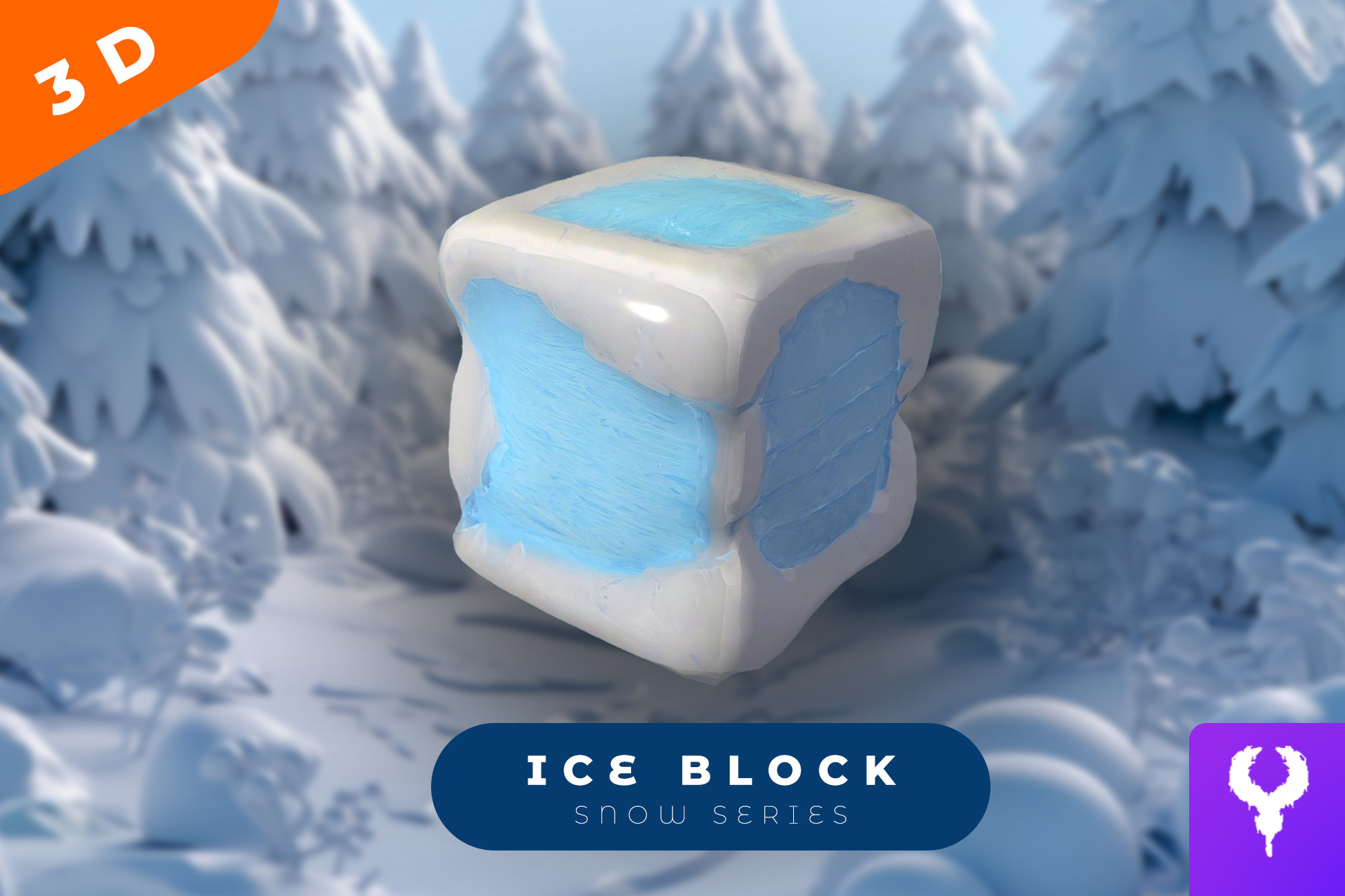 Cartoon Ice Block | 3D Environments | Unity Asset Store