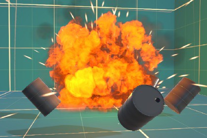Fully functional grenade system - 5 Grenades ready to use!