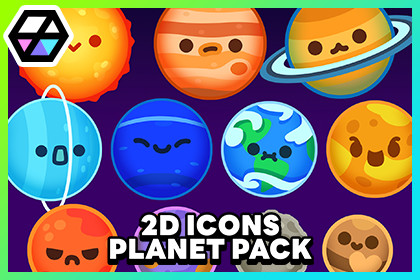 2D Icons - Planet Pack