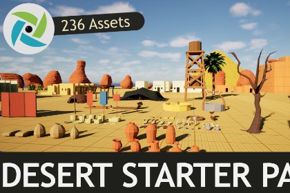 Desert Blockout Kit – 236 Modular Assets | Villages, Temples & Open Worlds