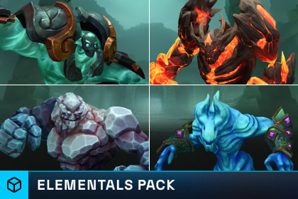 Stylized Fantasy Elementals Pack #1