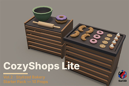 Cozyshops Vol.2 Lite - 10 Free Props