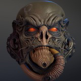 3 Gas Masks / Helmet for Scifi / Modern Warfare